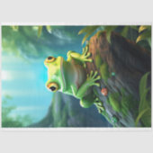 Kikker 2 Decoupage papier (Voorkant)