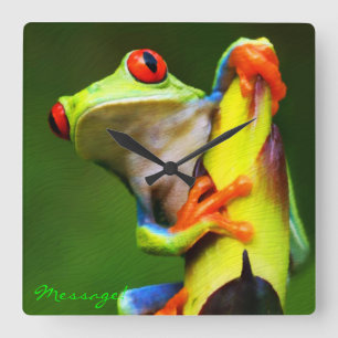 Kikker 2 met opties vierkante klok