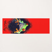 Kikker 3 Grenzen Yogamat (Achterkant (horizontaal))