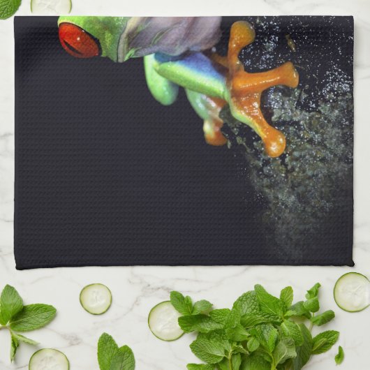 Kikker 3 keukenhanddoeken (Gevouwen)