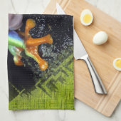 Kikker 3 Voorgestelde keukenhanddoeken (Quarter Fold)