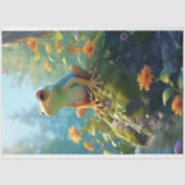 Kikker 4 Decoupage papier (Voorkant)