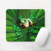 Kikker 4 Mousepad Muismat (Met muis)