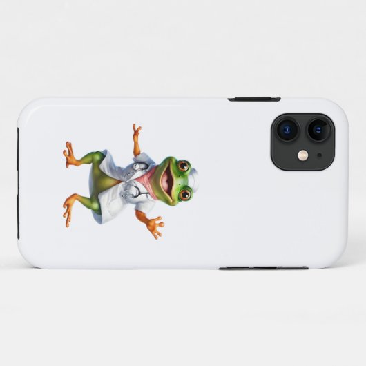 Kikker 7 verpleegster, kikker, medisch, pad, Ai ge Case-Mate iPhone Case (Achterkant (horizontaal))