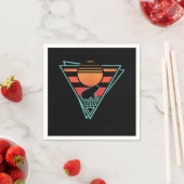 Kikker 80s EDM Synthwave Gift Servet (Insitu)