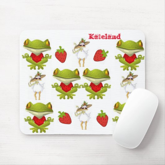 Kikker Aardbei-Muismat! Muismat (Met muis)