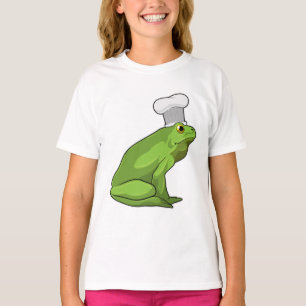 Kikker als Cook met Chef-pet T-shirt