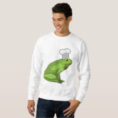 Kikker als Cook met Chef-pet Trui (Voorkant volledig)