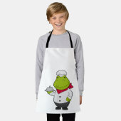 Kikker als Cook met snoer Schort (Gedragen)