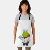 Kikker als Cook met snoer Schort (Insitu)