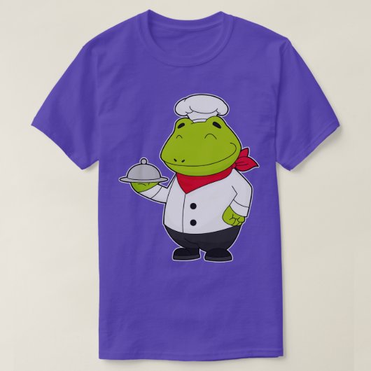 Kikker als Cook met snoer T-shirt (Design voorkant)
