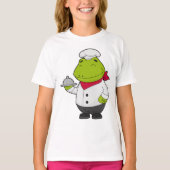 Kikker als Cook met snoer T-shirt (Voorkant)