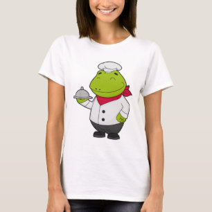 Kikker als Cook met snoer T-shirt