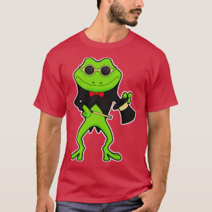Kikker als goochelaar met toverstaf Pet T-shirt