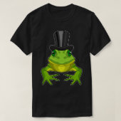 Kikker als heer met hoed t-shirt (Design voorkant)