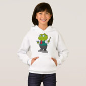 Kikker als leraar met boek (Voorkant volledig)