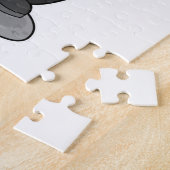 Kikker als leraar met boek legpuzzel (Zijkant)