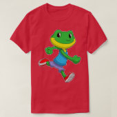 Kikker als loopkikker t-shirt (Design voorkant)