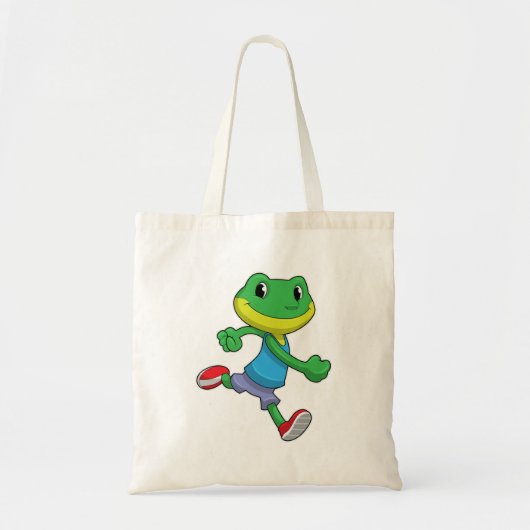 Kikker als loopkikker tote bag (Voorkant)