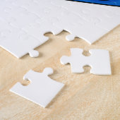 Kikker als Snowobarder met Snowboard Legpuzzel (Zijkant)