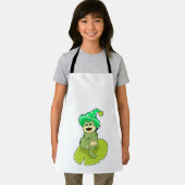 Kikker als Tovenaar met Magische Tand Schort (Insitu)