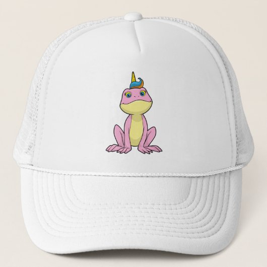 Kikker als Unicorn Trucker Pet (Voorkant)
