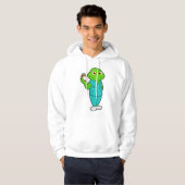 Kikker als verpleegster met geneeskunde en stethos hoodie (Voorkant volledig)
