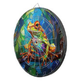 Kikker Art Dartboard Dartbord (Voorkant Rechts)