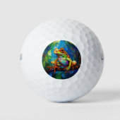 Kikker Art golfballen (Voorkant)