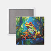 Kikker Art Magnet (Voorkant / Achterkant)