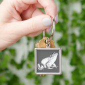Kikker Art Sleutelhanger Bullfrog Sleutelhangers K (Hand)