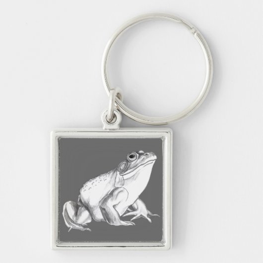Kikker Art Sleutelhanger Bullfrog Sleutelhangers K (Voorkant)