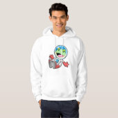 Kikker Astronaut Costume Space Hoodie (Voorkant volledig)
