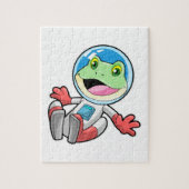 Kikker Astronaut Costume Space Legpuzzel (Verticaal)