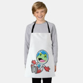 Kikker Astronaut Costume Space Schort (Gedragen)