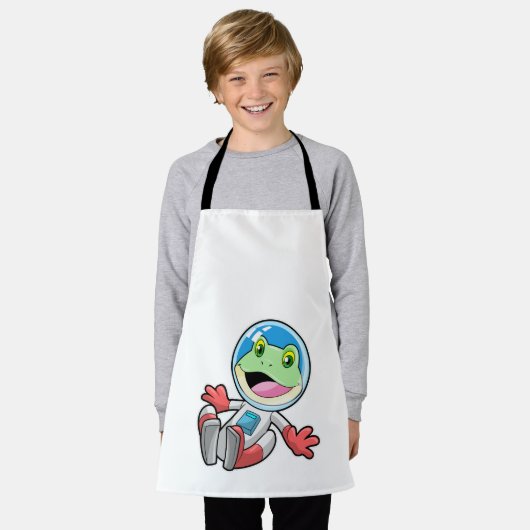 Kikker Astronaut Costume Space Schort (Gedragen)