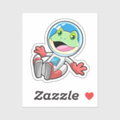 Kikker Astronaut Costume Space Sticker (Vel)