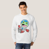 Kikker Astronaut Costume Space T-shirt (Voorkant volledig)
