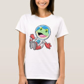 Kikker Astronaut Costume Space T-shirt (Voorkant)