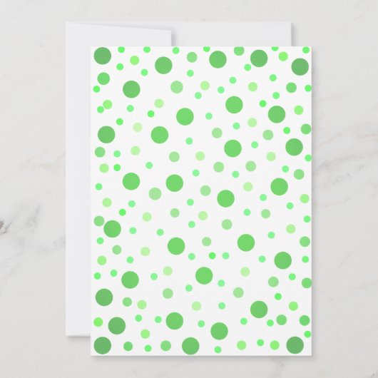 Kikker baby 1e verjaardag groene confetti geperson kaart (Achterkant)