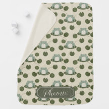 Kikker Baby Deken | Groen en Beige