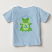 Kikker Baby shower blauw (Voorkant)