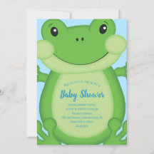 Kikker Baby shower blauw
