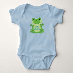 Kikker Baby shower blauw Romper