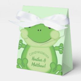 Kikker Baby shower Green Bedankdoosjes
