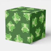 Kikker Baby shower Green Bedankdoosjes (Achterkant)