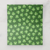 Kikker Baby shower Green Plaatskaartje (Binnenkant ongevouwen)