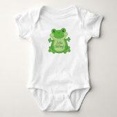 Kikker Baby shower Green Romper (Voorkant)