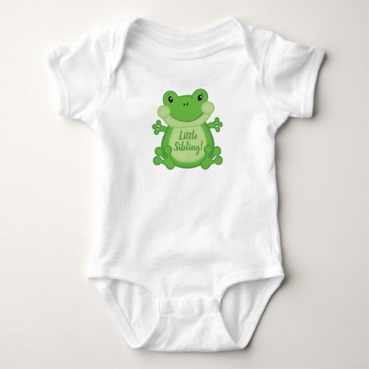 Kikker Baby shower Green Romper (Voorkant)