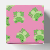 Kikker Baby shower Roze Bedankdoosjes (Bovenkant)